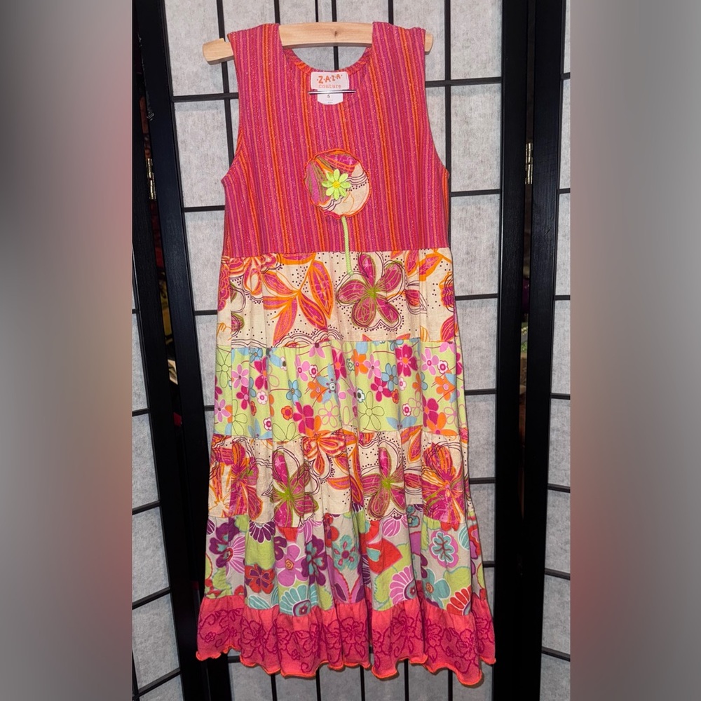 Zara Kids Multicolor Floral Dress